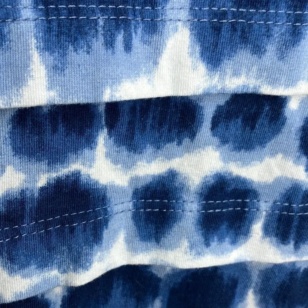 NWT WET SEAL L Tie Dye Tiered Top